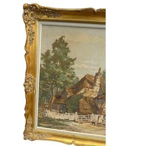 Antique Gold Picture frame Embossed Patterns Intricate Carvings Baroque